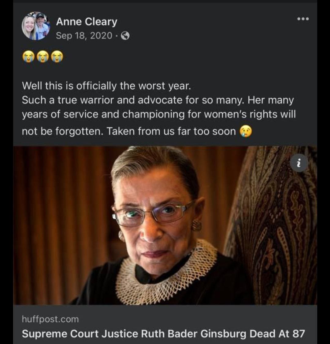 Anne-cleary-praises-ginsburg - The Minuteman Blog